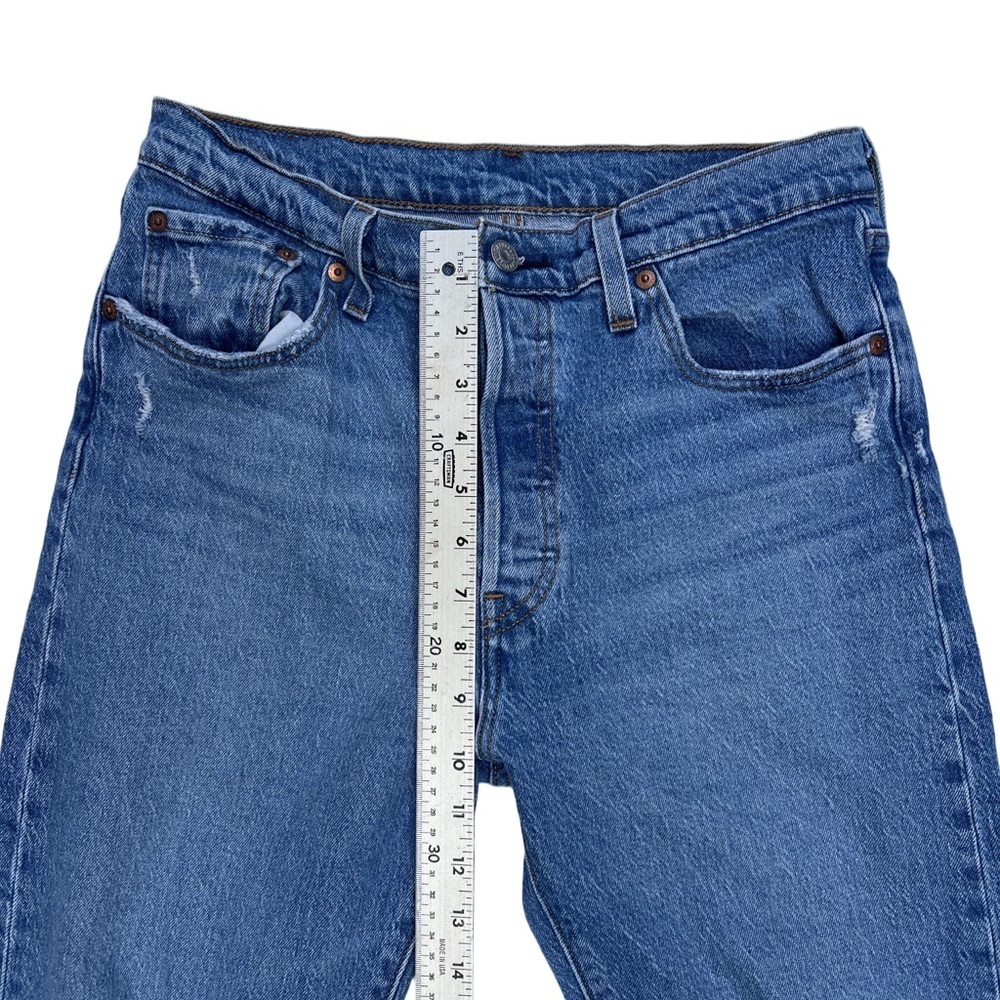 Levi's 501 Straight Leg Blue Jeans size 29 - Picture 4 of 9